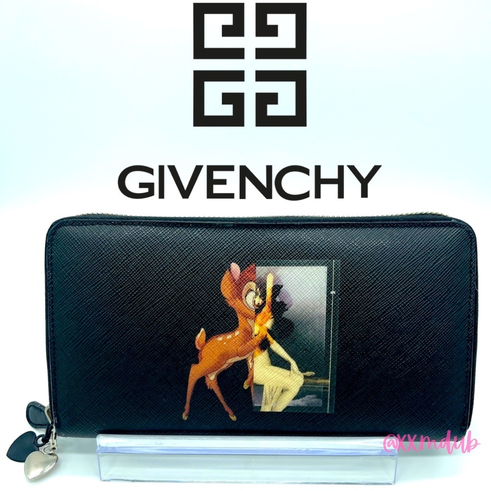 ‼️ Givenchy x BAMBI Disney LIMITED EDITION Collectible Long Zip Around Wallet